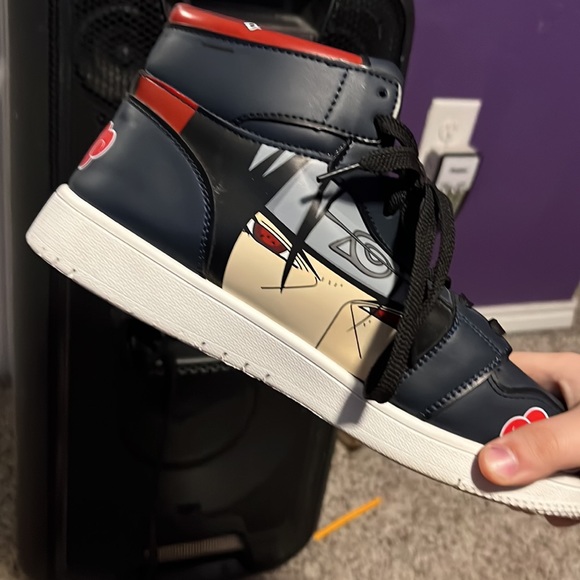 Naruto Itachi shoes air jordan 1 inspired - Picture 2 of 3